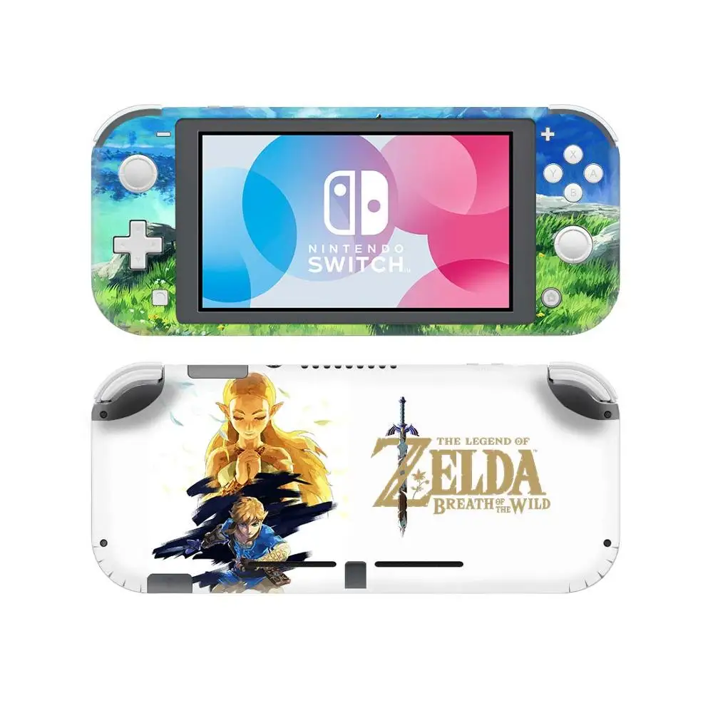 Легенда о Зельде наклейка на кожу для Nintendo Switch Lite консоль и контроллер протектор