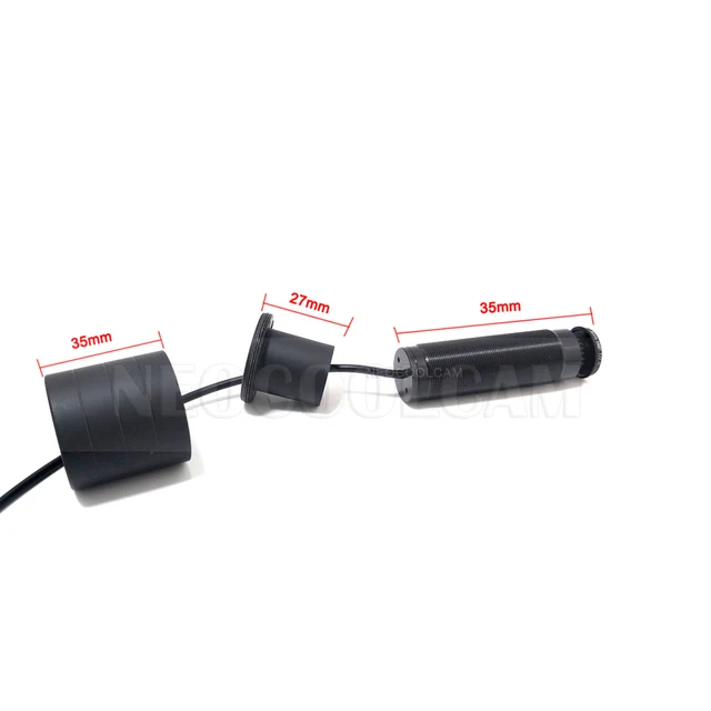 1.8mm Wide Angle Fish Eye CVBS Wired Door Hole Peephole CCTV Security Analog Video Surveillance Camera 2
