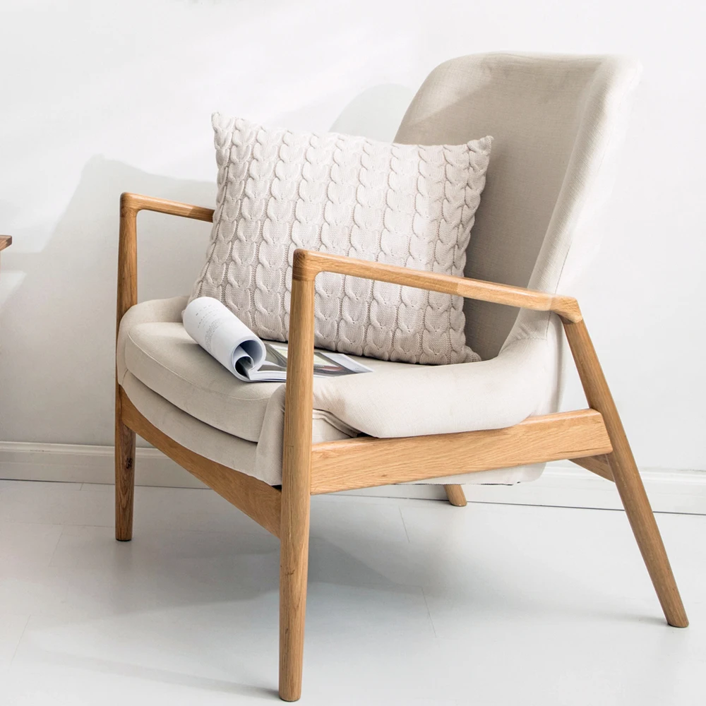 Наволочка плетеная в скандинавском стиле 45 х45 см | Дом и сад