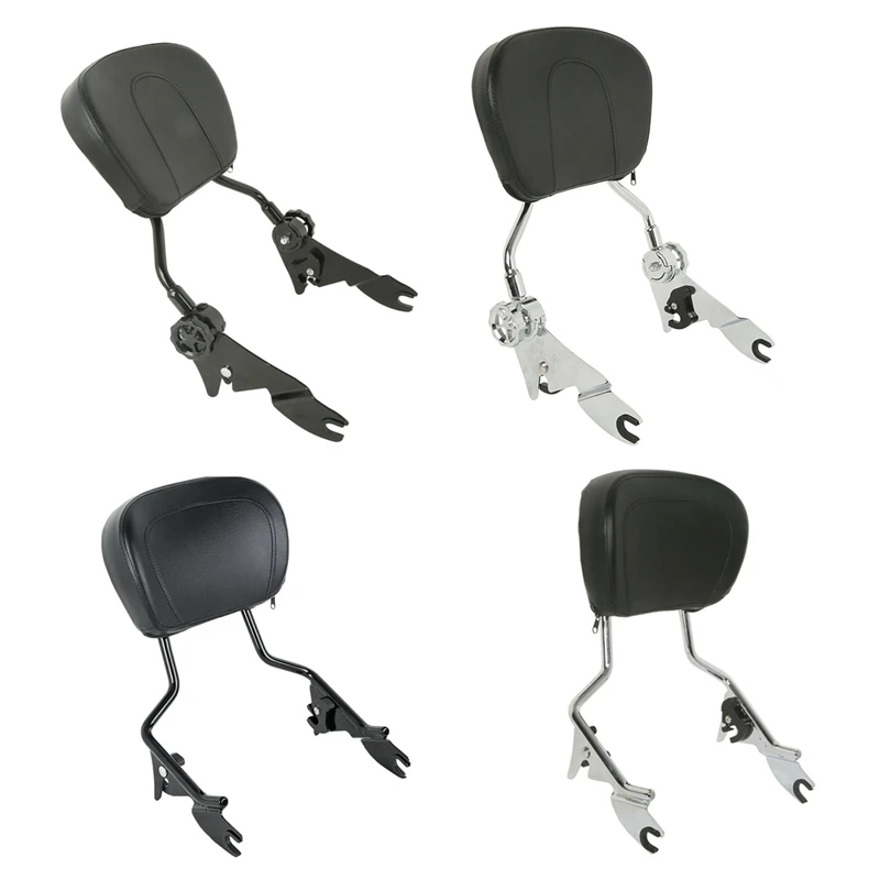 Съемная багажная стойка со съемной спинкой для мотоцикла Harley Touring Street Electra Glide Road