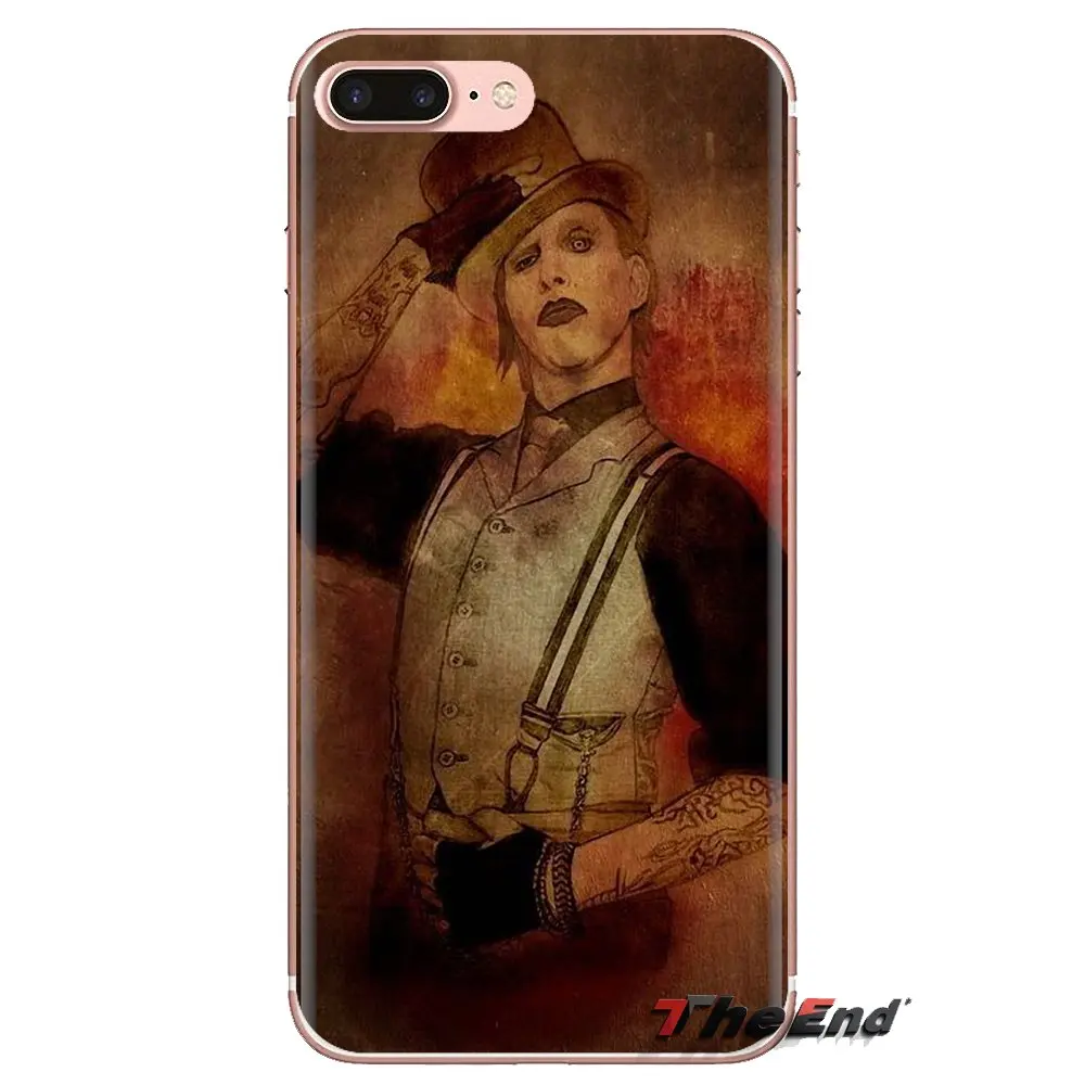 Прозрачные чехлы из ТПУ Brian Hugh Warner Marilyn Manson для huawei mate Honor 4C 5C 5X6X7 7A 7C 8 9 10 8C 8X20 Lite Pro |