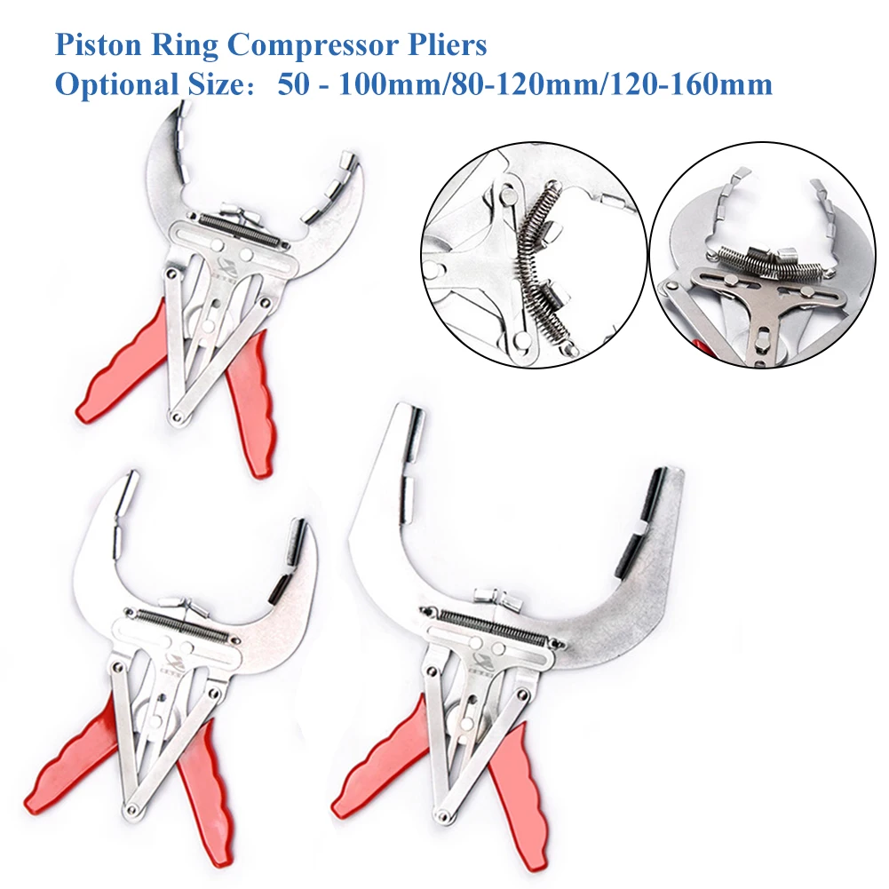 

1* Piston Ring Installer Remover Pliers 50-100mm/80-120mm/120-160mm Disassembly
