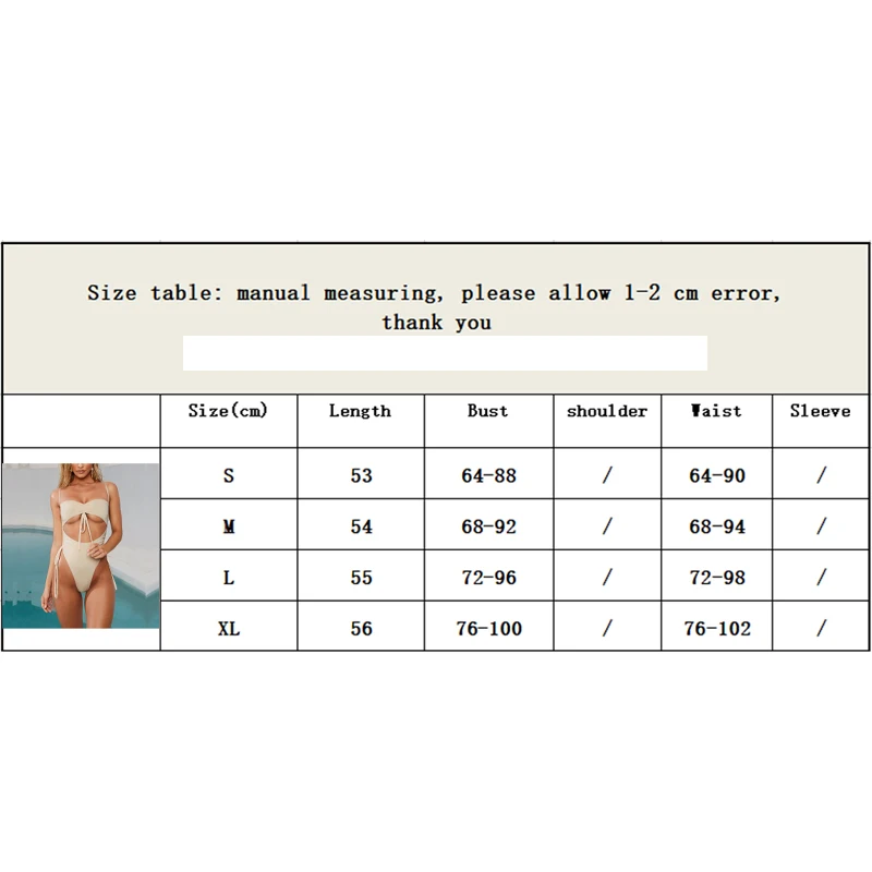 Женский Цельный купальник с вырезами спереди монокини на бретельках бандажный