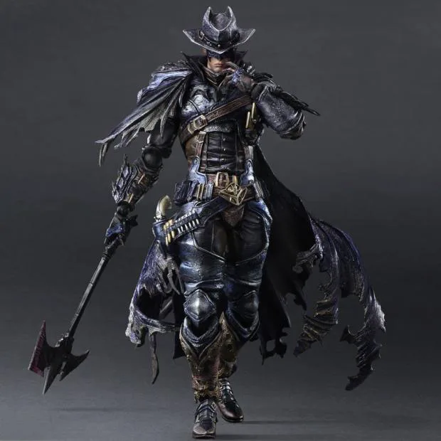 Экшн-фигурка West Cowboy Batman Play Arts Kai PVC 28 см KB0614 подвижный фильм Bat Man Playarts Коллекционная