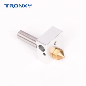 tronxy 3d printer parts heated block 202010mm m6 throat 731mm nozzle 0 4mm hotend for 1 75mm filament 3d printers accessories free global shipping