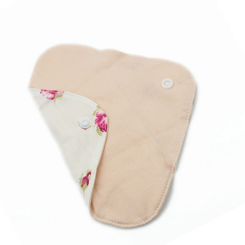 

1Pcs Women Menstrual Pads Reusable Sanitary Napkins Towel Feminine Hygiene Washable Panty Liner Bamboo Cloth Fabric Pad 18.5cm