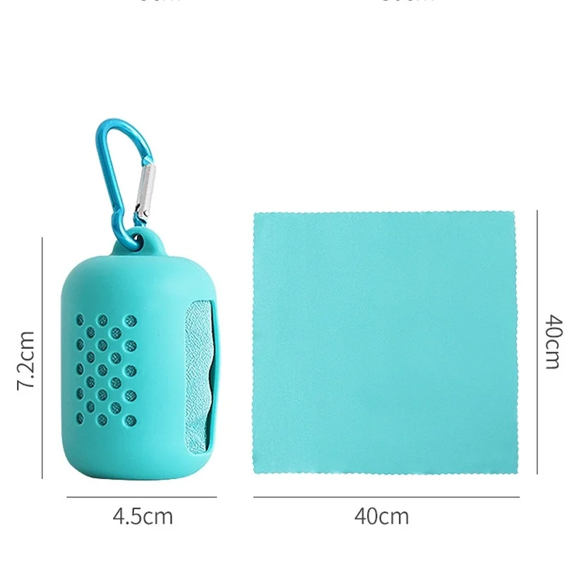 1PCs Quick Drying Towel Silica Gel Microfiber Ice Pack Traveling Outdoor Portable Gym Cold Sensation Sports Swimming Towels