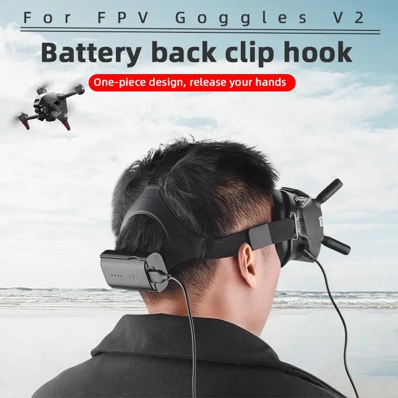 

Hook Buckle Shell Clip Bracket Suitable For Dji Fpv Combo Through Machine Glasses V2 Headband