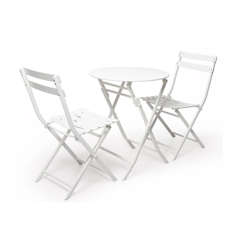 Простой обеденный стол и стул из кованого железа для скандинавского отдыха