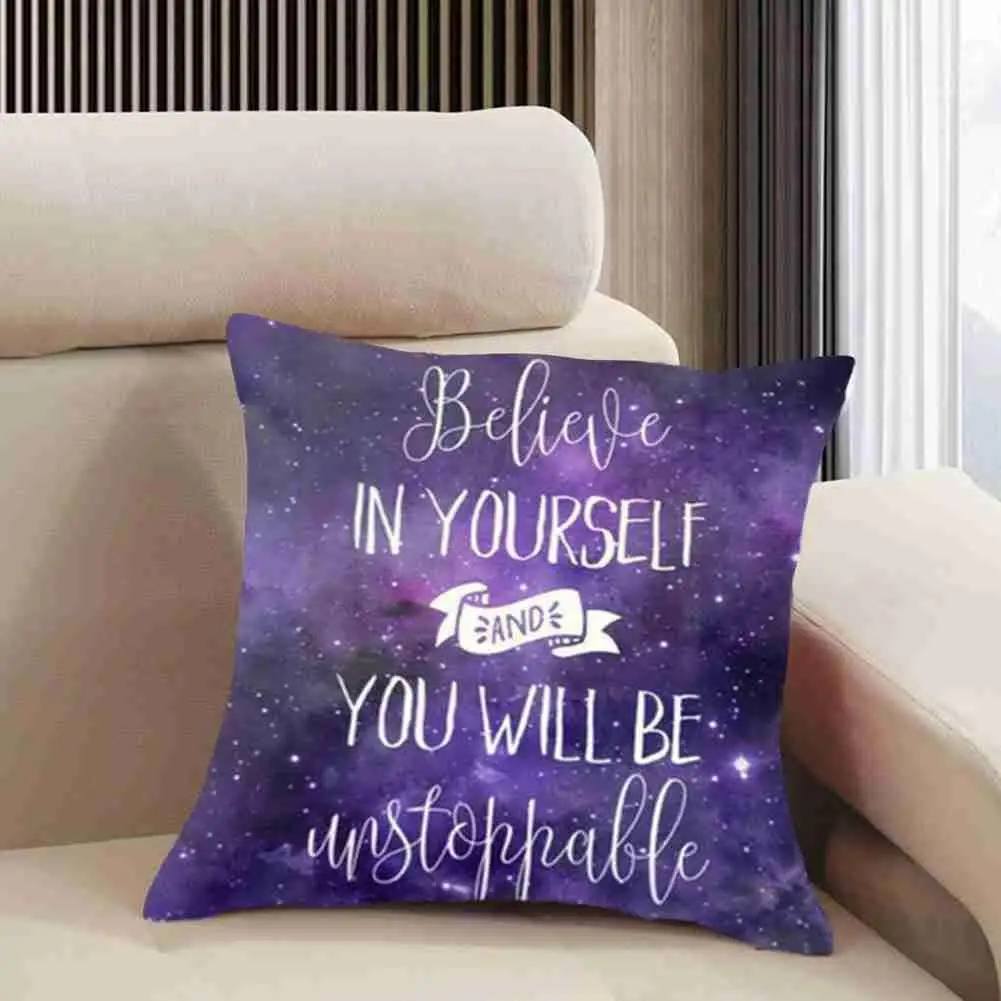 

Pillow Cushion Nordic Sofa Plush Pillow Purple Pattern Living Pillow Office Cushion Room Cushion Siesta Decoration S1J0