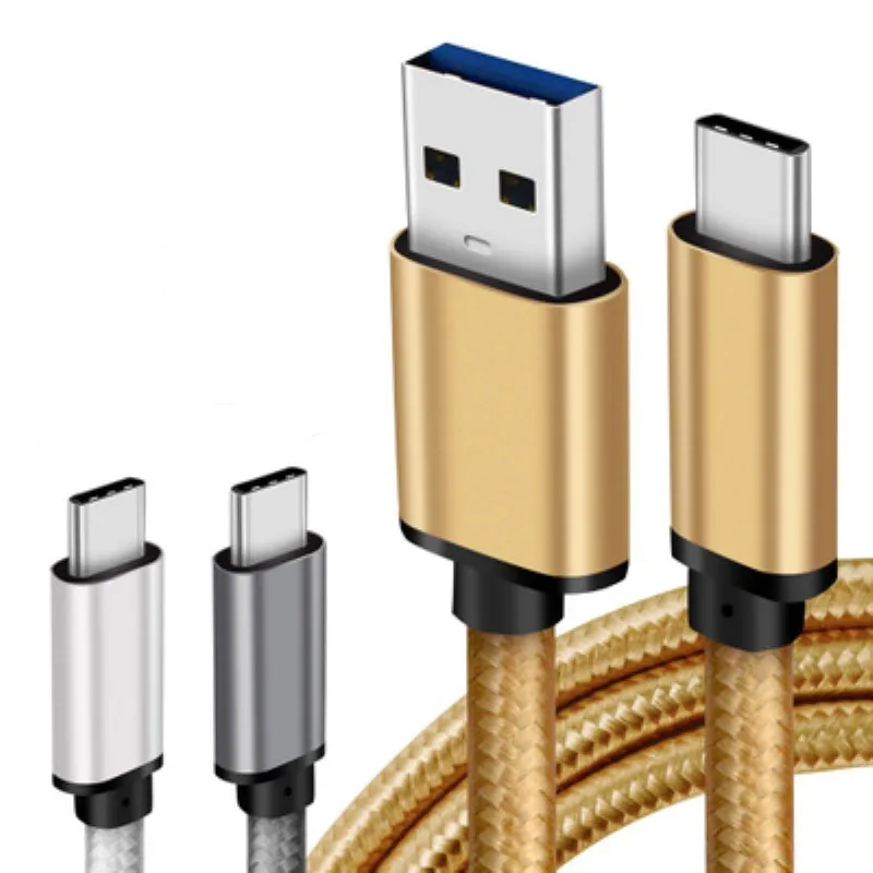 Кабель-Переходник USB Type-C 3 А для быстрой зарядки штекер-штекер Samsung S9 S8 Note 8 Xiaomi mi6 |