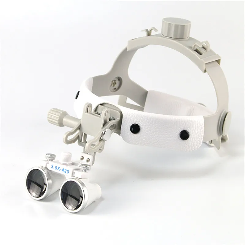 Высокое качество повязка медицинская лупы 2 5/3.5X бинокулярная Лупа