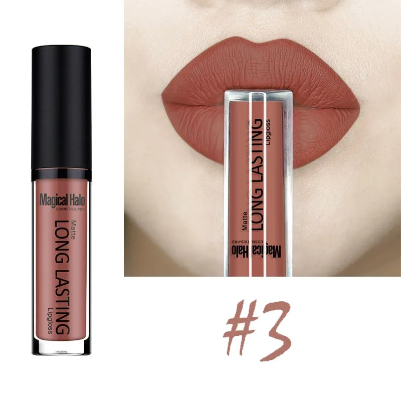 9 цветов сексуальные цвета Матовая жидкая помада Краска матовая губная