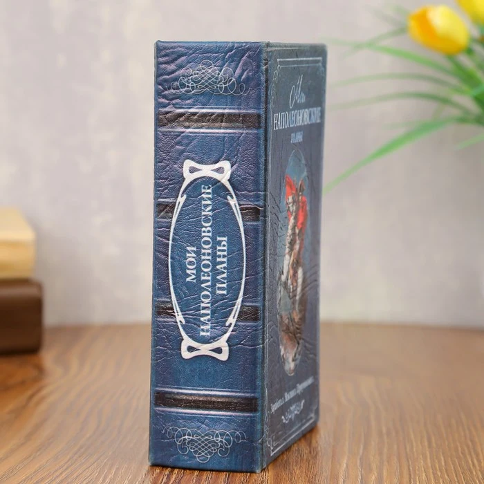 Сейф-книга Мои наполеоновские планы обтянута искусственной кожей | Безопасность