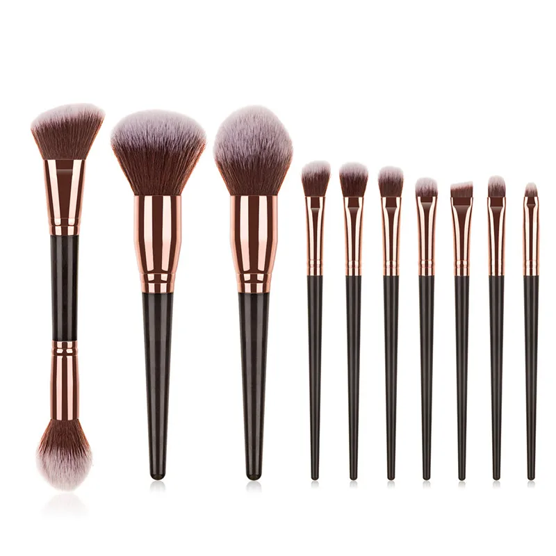 

10 Pcs Makeup Brushes Set Cosmetics Make Up Brush Kit Foundation Eyeshadwo Eyebrow Cepillos for Student Woman Internet Celebrity