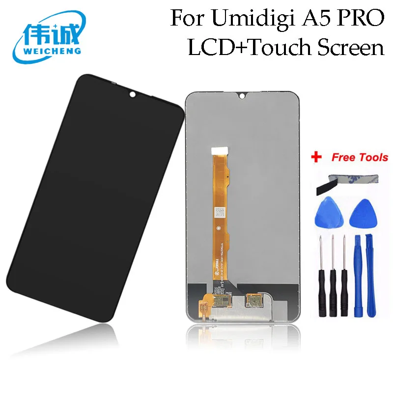 ЖК-дисплей + сенсорный экран для UMIDIGI A5 PRO 100% оригинал дигитайзер замена