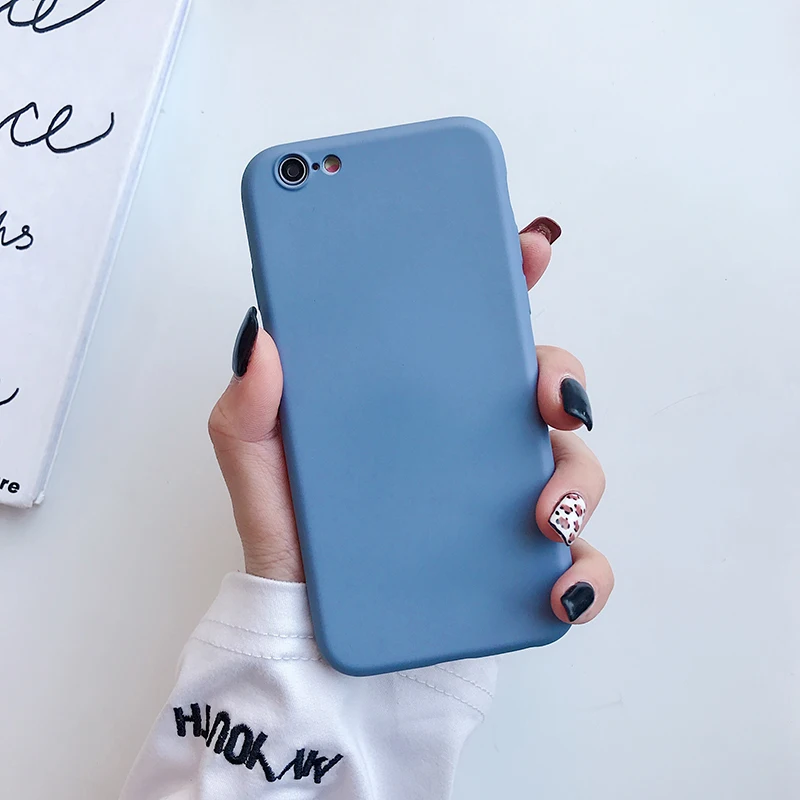 Роскошный ТПУ цветной чехол для телефона для iPhone 11 Pro 8 Plus 7 6 6S X XS Max XR противоударный матовый Мягкий силиконовый чехол-накладка
