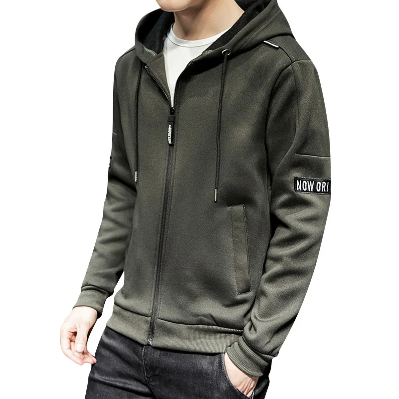 

2019 Autumn/winter New Men's Hoodie Men's Cardigan Fashion Casual Acket