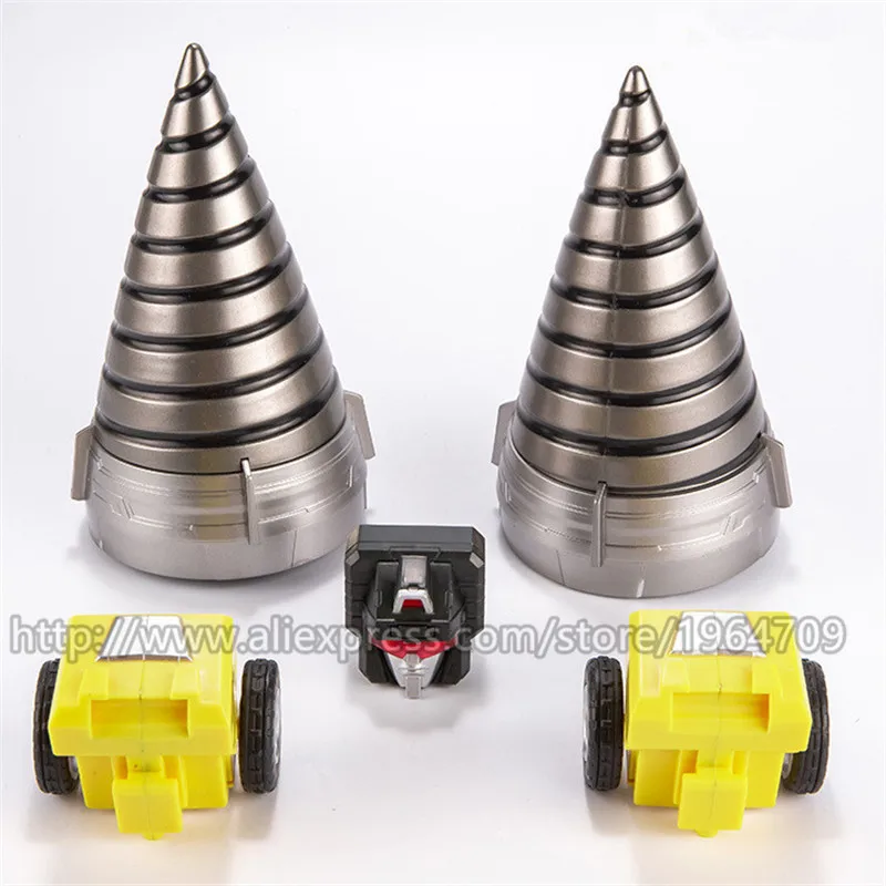 Yellow accessories JINBAO большой размер аниме Разрушитель Трансформация игрушки крутой ко фигурка G1 робот автомобиль грузовики Крюк модель мальчик дети игрушки подарки - Цвет: Yellow accessories