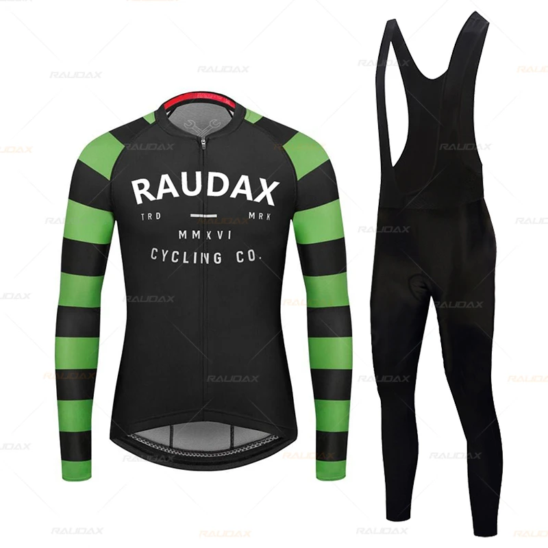 

Осень 2021, комплект велосипедной одежды RAUDAX с длинным рукавом, трикотажная одежда для езды на велосипеде, шорты, одежда для езды на велосипед...