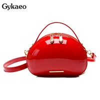 luxury handbags women bags designer mini fashion red heart shaped shoulder bag girls high quality patent leather crossbody bags