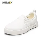 Мужские кроссовки ONEMIX, 2021, из дышащей сетки, легкие, для офиса, слипоны, уличные, для прогулок