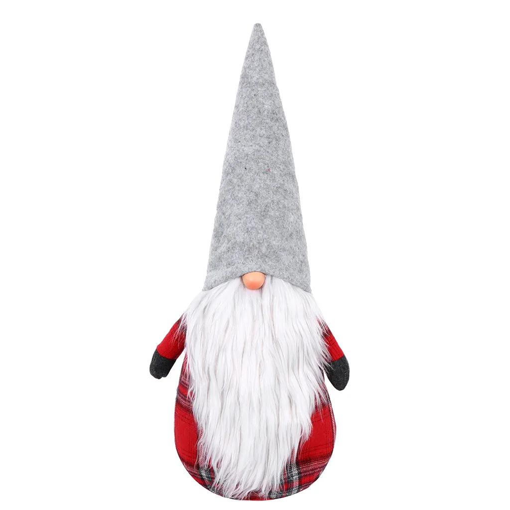 Рождественские украшения для дома набор милая Рождественская плюшевая игрушка