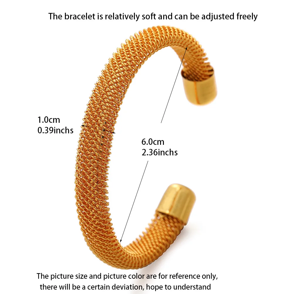 4Pieces Bracelet For Women Dubai Bangles Ethiopian  African Jewelry Arab Middle East Cuff Bangles