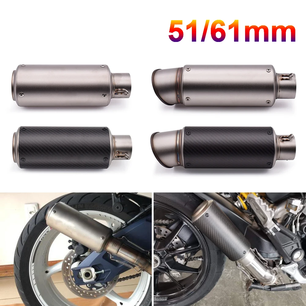 Выхлопная труба для мотоцикла 51 мм 60 глушитель выхлопной трубы Ducati 400 620 695 696 796 821