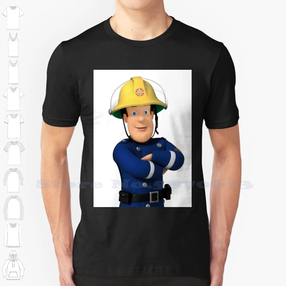 Футболка Fireman Sam Design для мужчин и женщин забавная дизайнерская рубашка детей дня