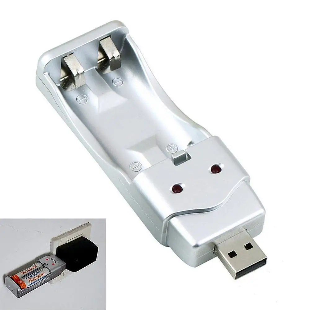 Новое зарядное устройство USB AA AAA аккумуляторная батарея NiMH большой емкости |