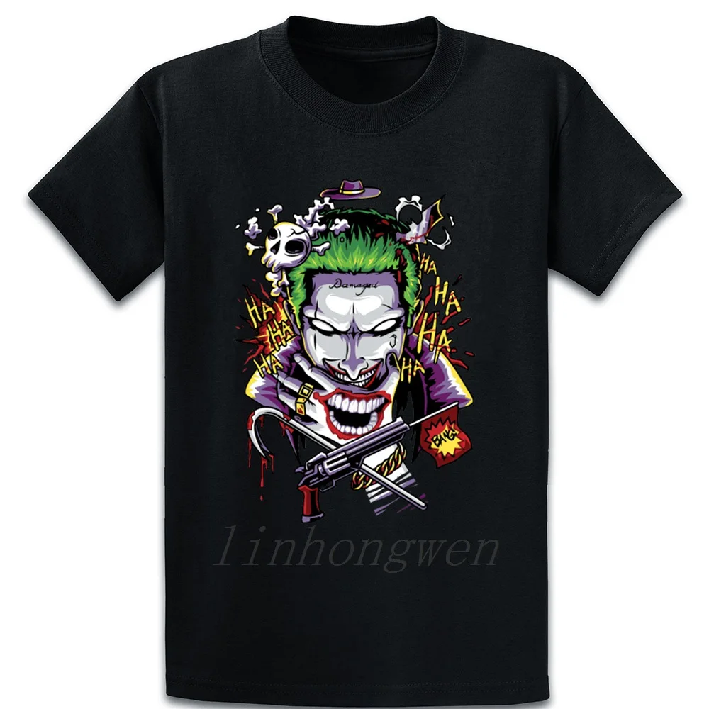 Футболка с джокером Новинка Уникальная Удобная трикотажная летняя известная