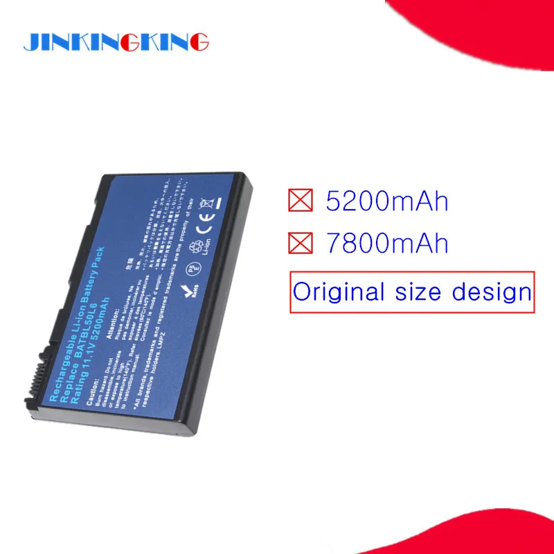 Новый аккумулятор BATBL50L6 BATCL50L6 для ноутбука Acer Aspire TravelMate 2490 3900 4200 4230 4260 4280 5210 5510 |