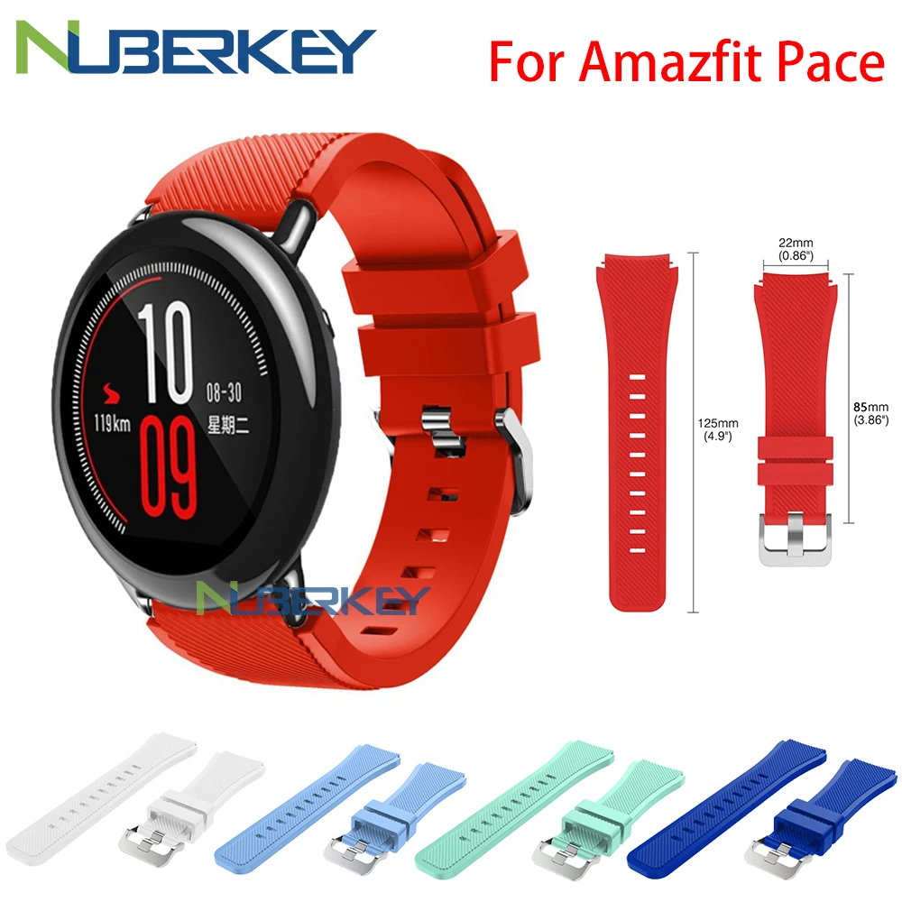 Ремешок силиконовый для Xiaomi Amazfit GTR 47 мм цветной браслет наручных часов Stratos 3 2/2S