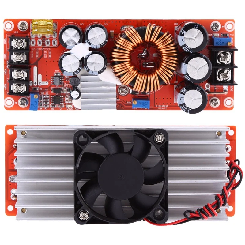 Повышающий преобразователь постоянного тока 1500 Вт от 10 60 В до 12 90 в 30 А модуль