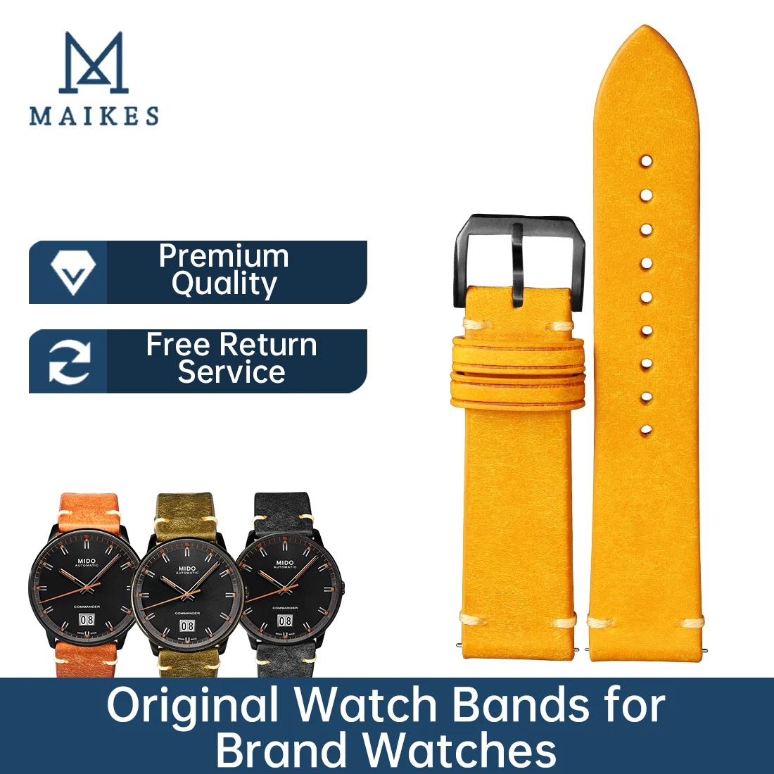 Cowhide Watch Band Genuine Leather 18mm 20mm 22mm Vintage Watch Strap Belt Suitable For HUAWEI Galaxy Gear s3 Watch Accessories