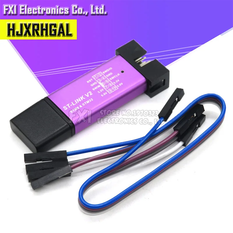 1 шт. Stlink ST-Link V2 Mini STM8 STM32 симулятор скачать программист Программирование с крышкой A41