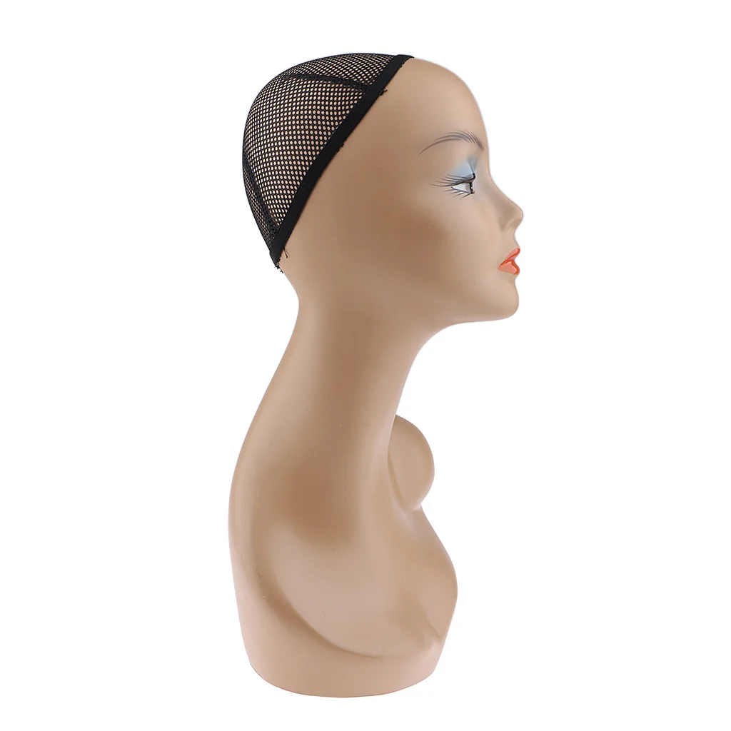 

Манекен голова с плечом Манекен Модель для парика шляпы очков дисплей стенд