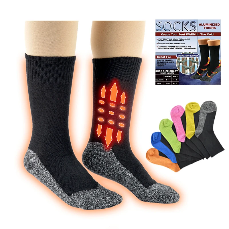 

Самонагревающиеся Носки, термоноски с постоянной температурой 35 ℃, компрессионные носки унисекс, уличные спортивные носки, зимние чулки