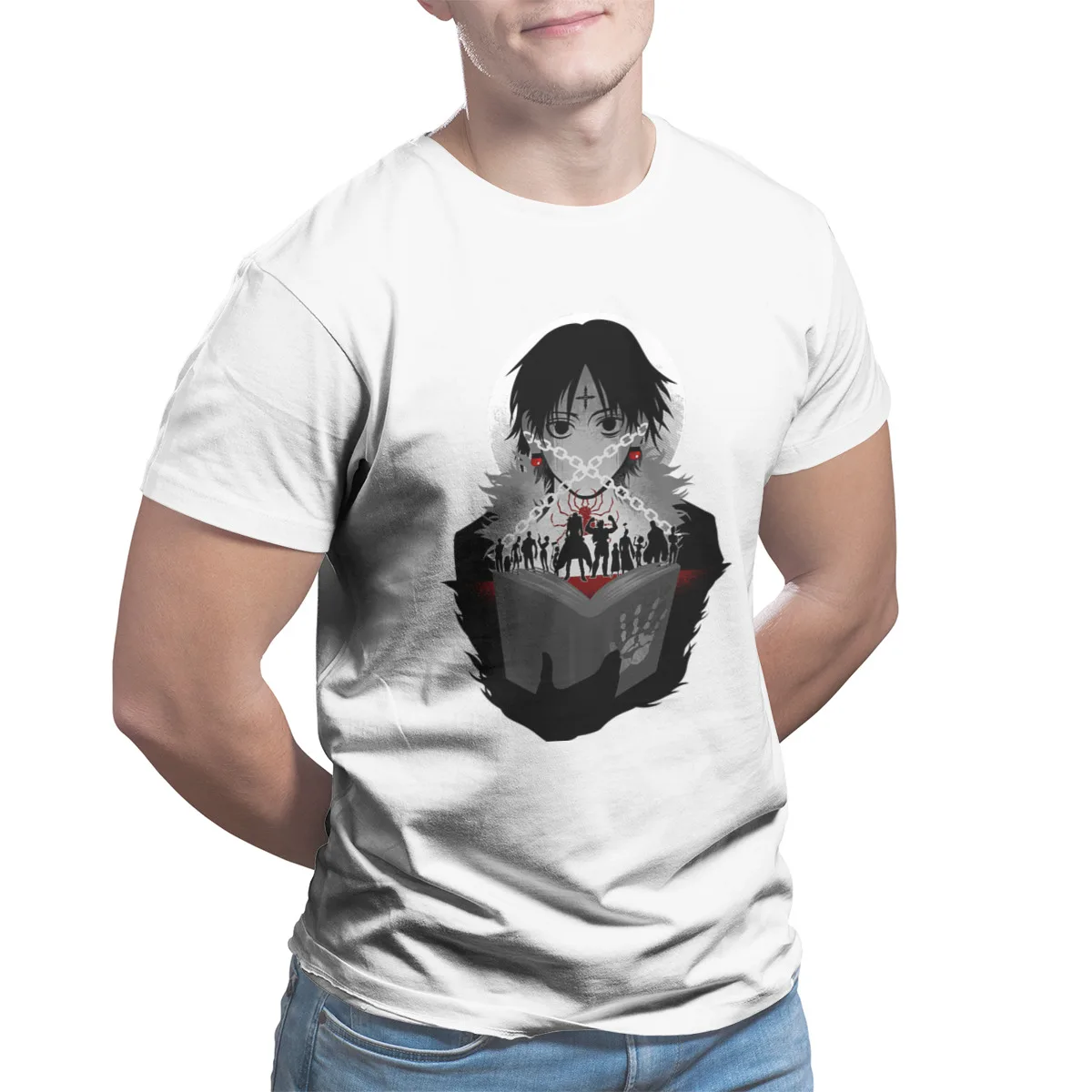 

The Leader Japanese Anime T-shirt Custom Graphic Sleeve Streetwear Retro top quality Men Clothing 24256