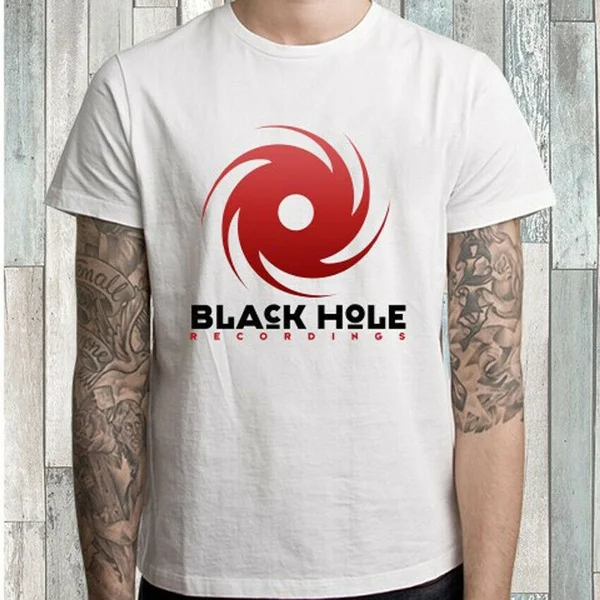 

Blackhole Recordings Rock Band Men's White T-Shirt Size S M L XL 2XL 3XL