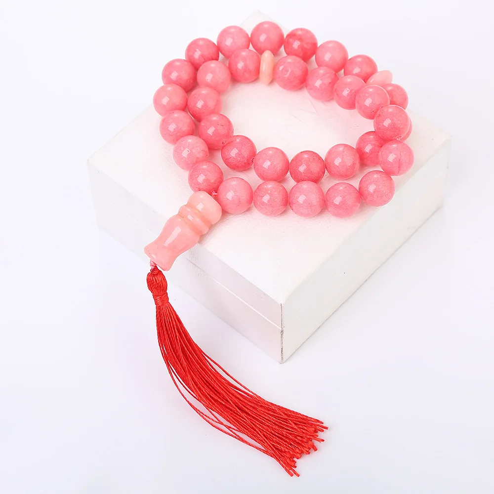 Турецкий исламский молитвенный бисер мусульманские четки Tasbih кисточкой 33 бусины