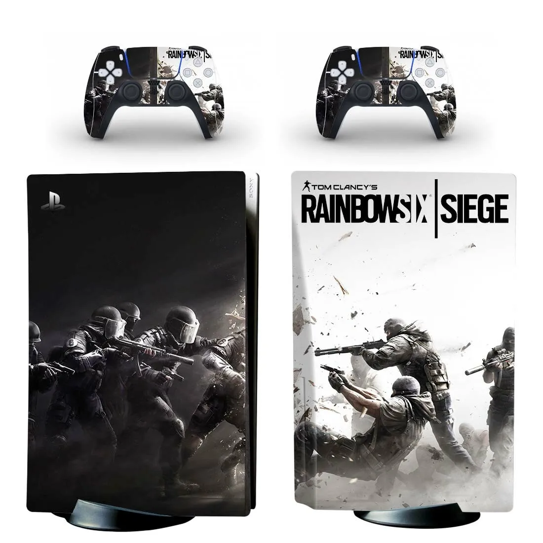 

To Fight Style PS5 Disc Edition Skin Sticker for Playstation 5 Console & 2 Controllers Decal Vinyl Protective Skins Style 2
