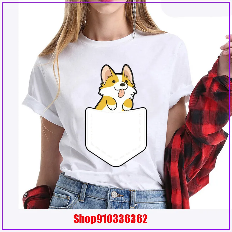 2020 Корги в кармане Забавный Милый щенок с большой счастливой улыбкой