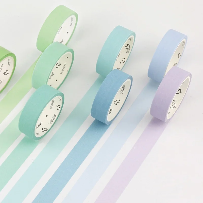 

15mm*7m Color Washi Tape Pattern Masking Tape Decorative Scrapbooking DIY Office Adhesive Tape