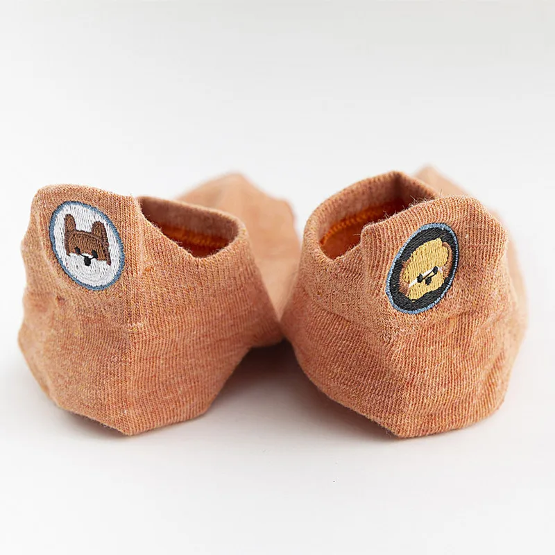 

Socks Women Cotton Cartoon Puppy Boat Short Socks 1 Pair Thin Shallow Mouth Cute Japanese Women Woman Socks Ins Tide Socks