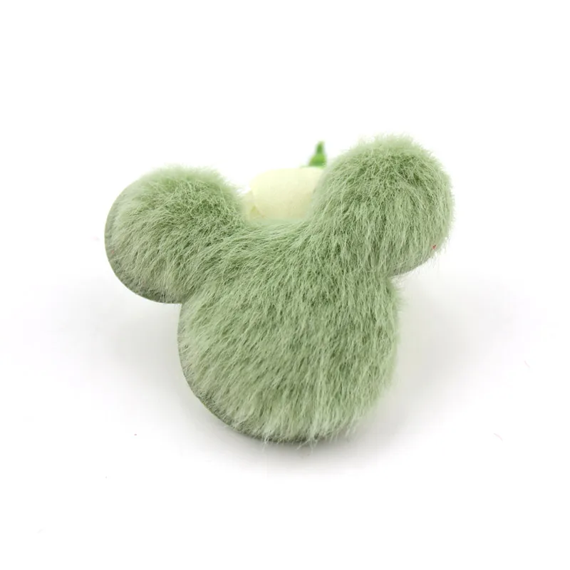24 шт. 4 2*5 см Большой размер плюшевая голова мыши мягкая аппликация для детского