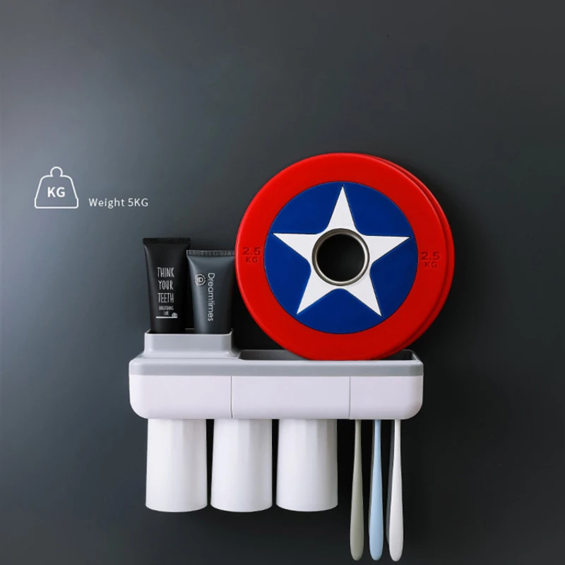 Ванная комната пыленепроницаемый держатель зубной щетки большой емкости