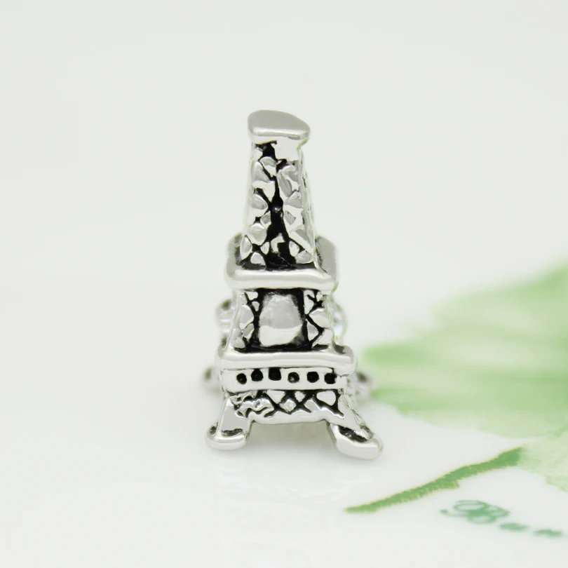 Бесплатная доставка DIY Красивая Эйфелева башня Шарм Бусины Подходит для браслета