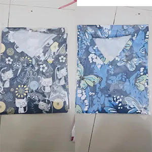 Униформа медсестры скрабы женские комбинезоны с рисунком животных из